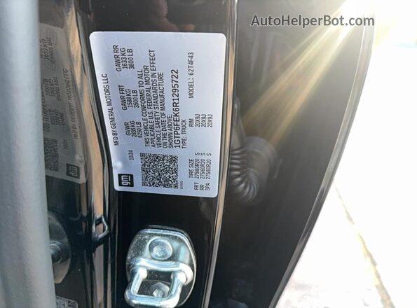 1GTP6FEK6R1295722 2024 GMC CANYON Черный Вид задней части салона