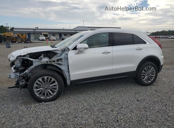 1GYFZCR47RF187586 2024 CADILLAC XT4 Белый Передняя левая четверть