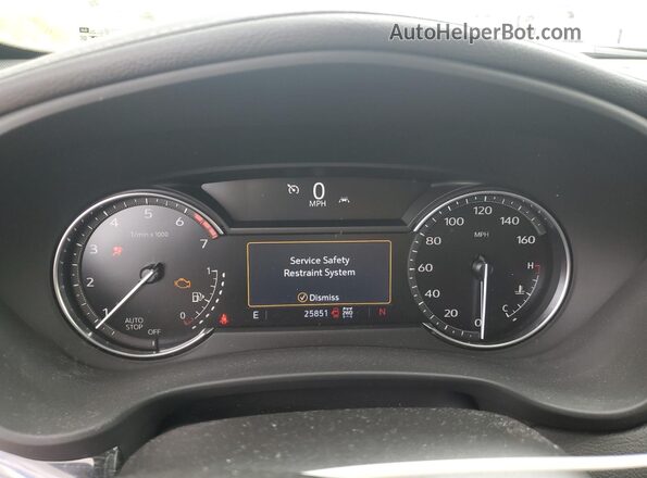 1GYFZDR44NF100839 2022 CADILLAC XT4 Белый Вид щитка приборов