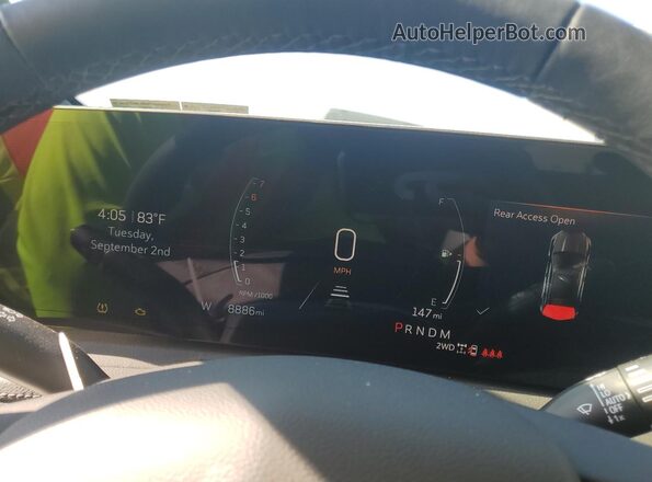 1GYFZDR45SF132467 2025 CADILLAC XT4 Черный Вид щитка приборов
