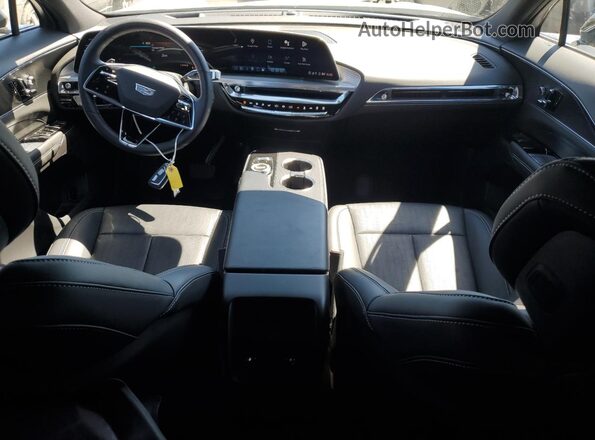 1GYKPPRK0RZ110485 2024 CADILLAC OTHER White Widok deski rozdzielczej