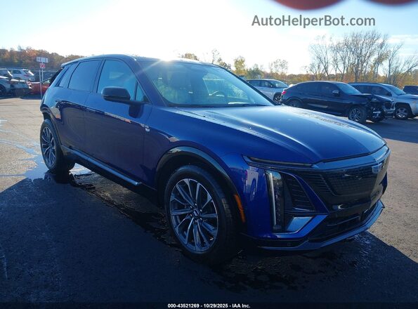 1GYKPURL2SZ314976 2025 CADILLAC OTHER Синий Передняя правая четверть