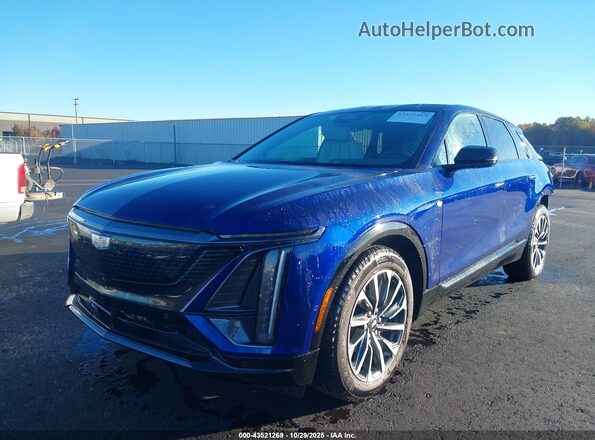 1GYKPURL2SZ314976 2025 CADILLAC OTHER Синий Передняя левая четверть