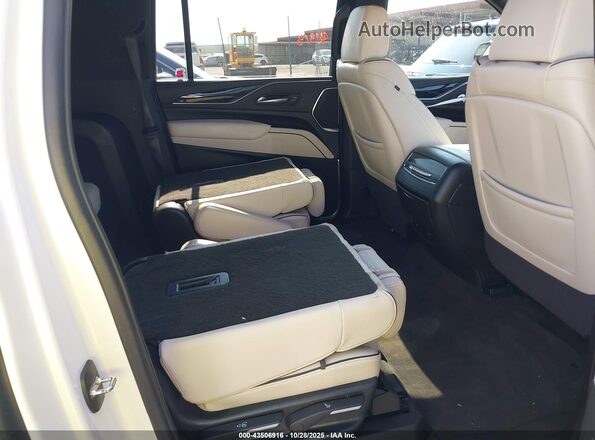 1GYS4PKL2PR144436 2023 CADILLAC ESCALADE White Widok naklejki z numerem VIN