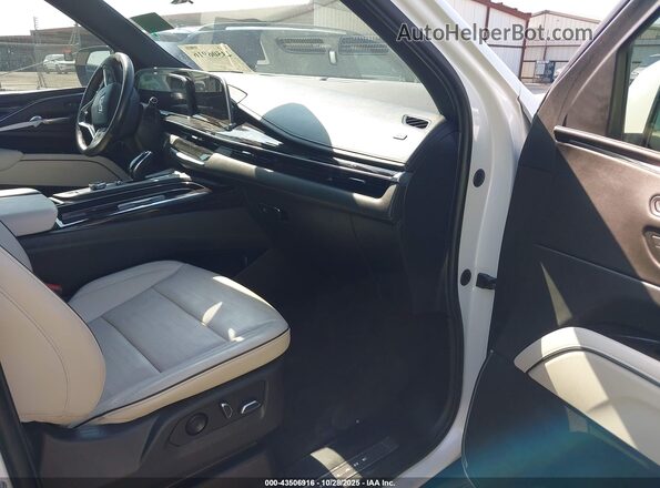 1GYS4PKL2PR144436 2023 CADILLAC ESCALADE White Widok wnętrza z przodu