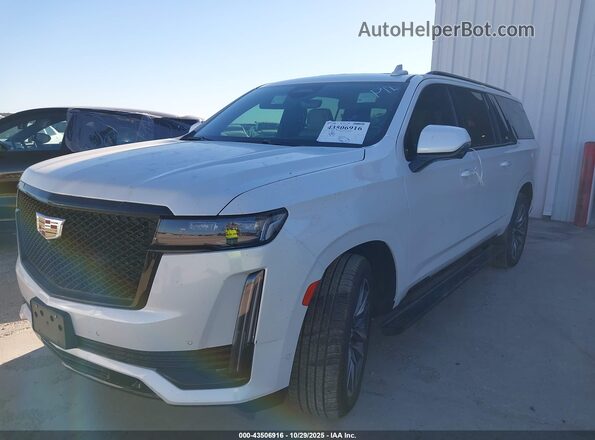 1GYS4PKL2PR144436 2023 CADILLAC ESCALADE White Przód lewy