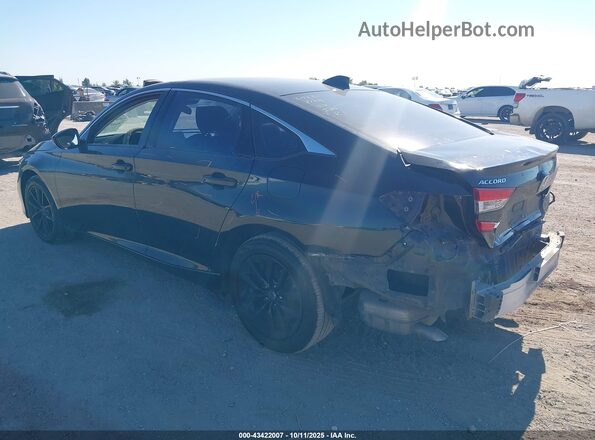 1HGCV1F18MA058475 2021 HONDA ACCORD Black Tył lewy