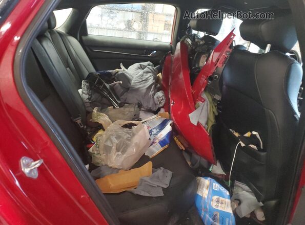 1HGCV1F32NA039360 2022 HONDA ACCORD Красный Вид задних сидений