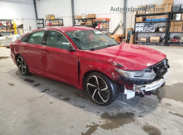 1HGCV1F32NA039360 2022 HONDA ACCORD Красный Панорамный вид салона 360°