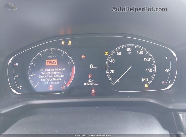 1HGCV1F34MA105602 2021 HONDA ACCORD Белый Вид задних сидений