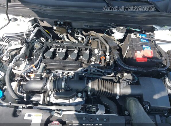 1HGCV1F34MA105602 2021 HONDA ACCORD Белый Вид сзади