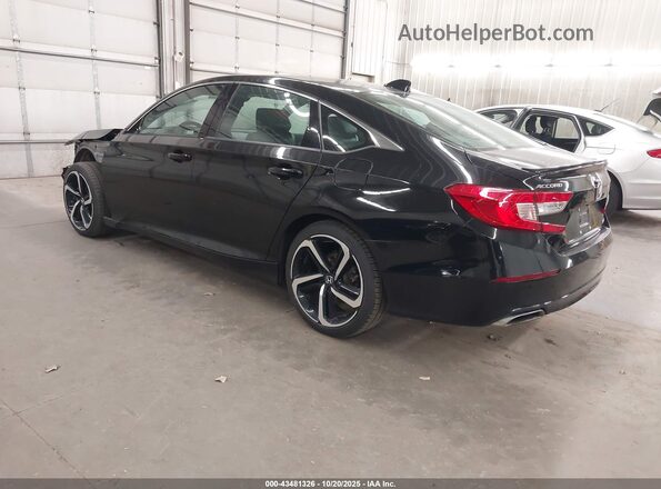 1HGCV1F34NA064308 2022 HONDA ACCORD Черный Задняя левая четверть