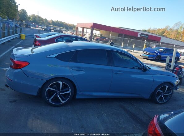 1HGCV1F41NA034661 2022 HONDA ACCORD Gray Вид задньої частини салону
