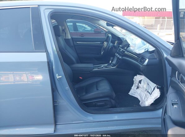 1HGCV1F41NA034661 2022 HONDA ACCORD Gray Вид салону спереду