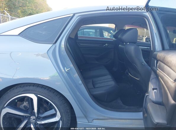 1HGCV1F41NA034661 2022 HONDA ACCORD Gray Вид наклейки з VIN-кодом