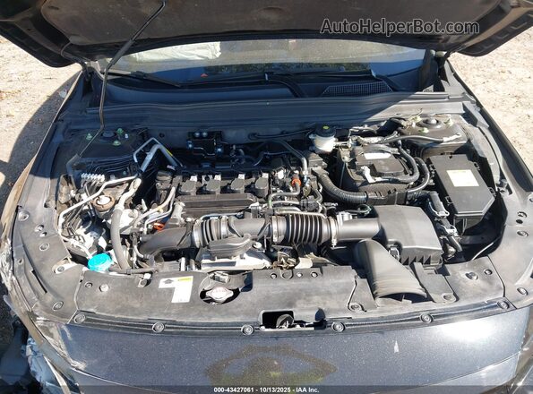1HGCV1F56MA061085 2021 HONDA ACCORD Black Rear view