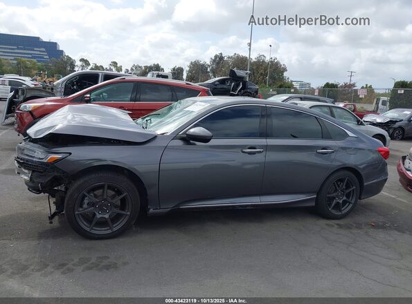 1HGCV2F93JA010017 2018 HONDA ACCORD Серый Панорамный вид салона 360°
