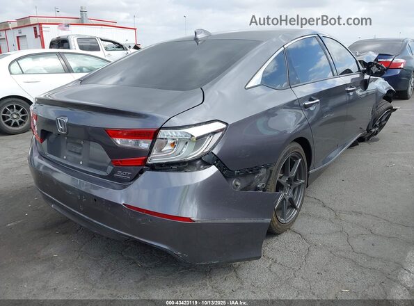 1HGCV2F93JA010017 2018 HONDA ACCORD Серый Задняя правая четверть