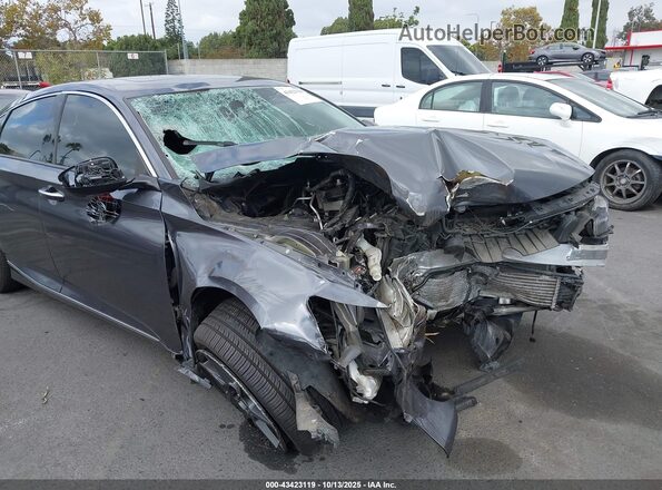 1HGCV2F93JA010017 2018 HONDA ACCORD Серый Вид спереди