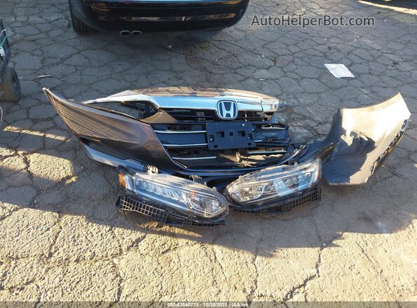 1HGCV3F10MA018242 2021 HONDA ACCORD HYBRID Gray Widok zestawu wskaźników