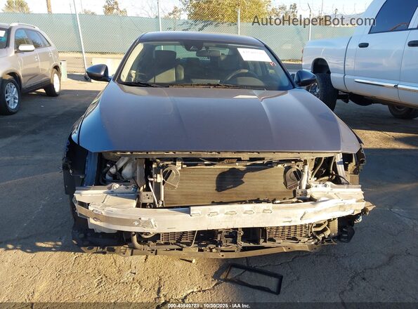 1HGCV3F10MA018242 2021 HONDA ACCORD HYBRID Gray Widok wnętrza z tyłu