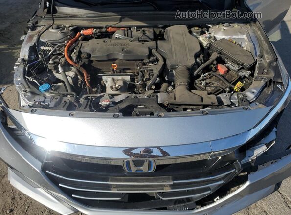1HGCV3F19NA009640 2022 HONDA ACCORD Серебряный Вид задней части салона