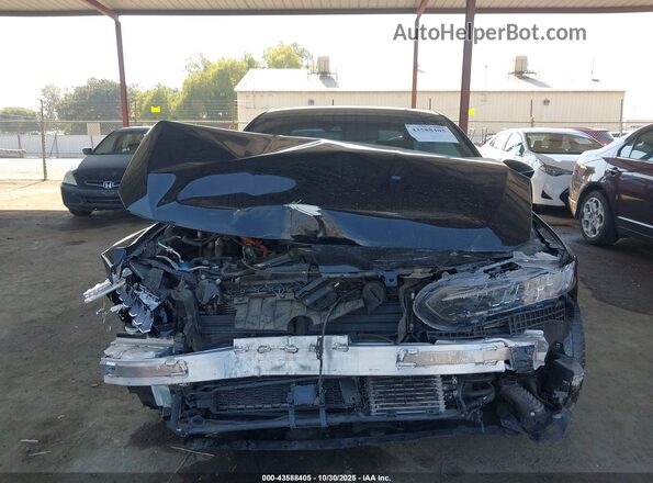 1HGCV3F24NA016925 2022 HONDA ACCORD HYBRID Черный Вид задней части салона