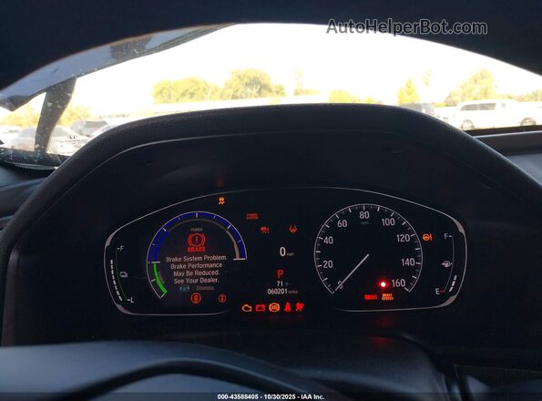 1HGCV3F24NA016925 2022 HONDA ACCORD HYBRID Черный Вид задних сидений