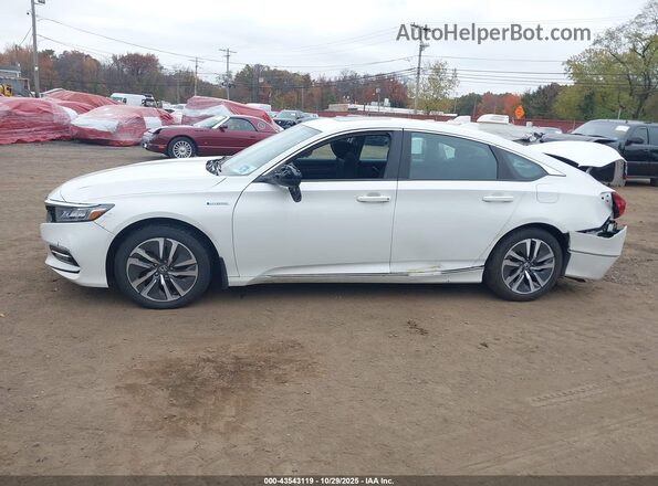 1HGCV3F43JA002056 2018 HONDA ACCORD HYBRID Белый Панорамный вид салона 360°