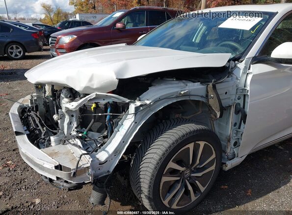 1HGCV3F45MA005416 2021 HONDA ACCORD HYBRID Белый Вид спереди