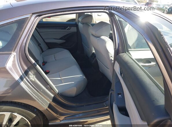 1HGCV3F49KA001933 2019 HONDA ACCORD HYBRID Gray VIN sticker view