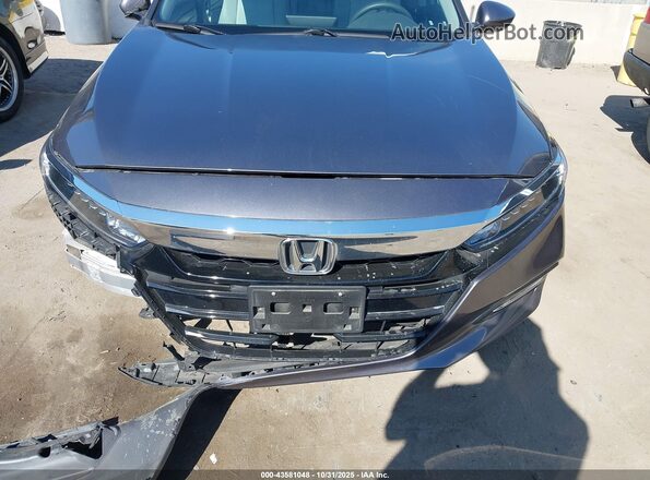 1HGCV3F49KA001933 2019 HONDA ACCORD HYBRID Gray 