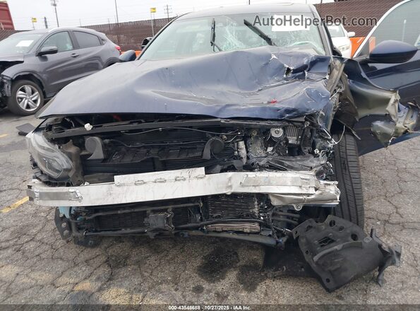 1HGCV3F4XLA007970 2020 HONDA ACCORD HYBRID Синий Вид спереди