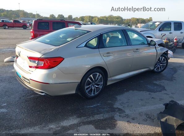 1HGCV3F52LA002450 2020 HONDA ACCORD HYBRID Золотой Задняя правая четверть