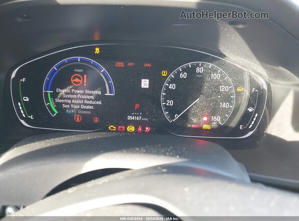 1HGCV3F52LA002450 2020 HONDA ACCORD HYBRID Золотой Вид задних сидений