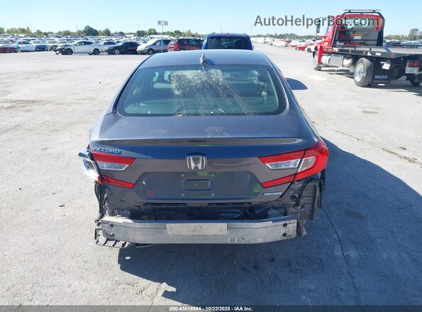 1HGCV3F56KA016365 2019 HONDA ACCORD HYBRID Gray 