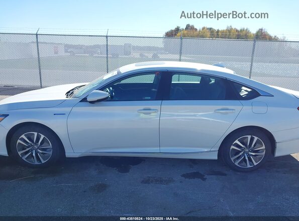 1HGCV3F56MA009970 2021 HONDA ACCORD HYBRID White 