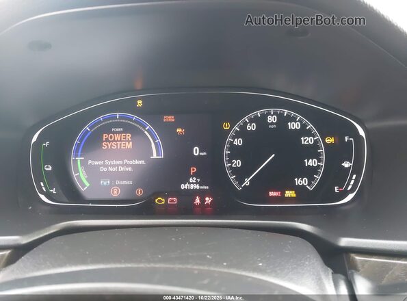 1HGCV3F56MA016580 2021 HONDA ACCORD HYBRID Black Widok tylnych siedzeń