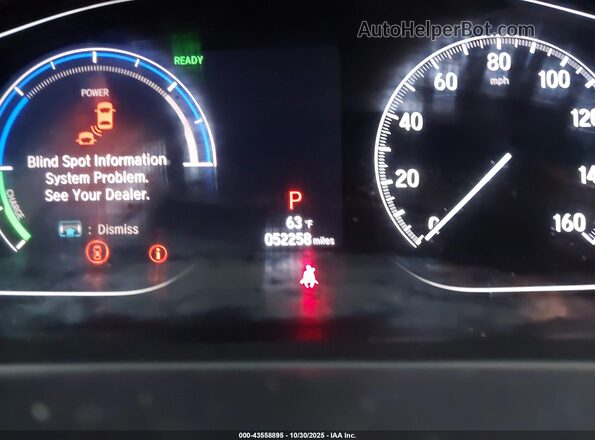 1HGCV3F57LA013976 2020 HONDA ACCORD HYBRID Серый Вид задних сидений
