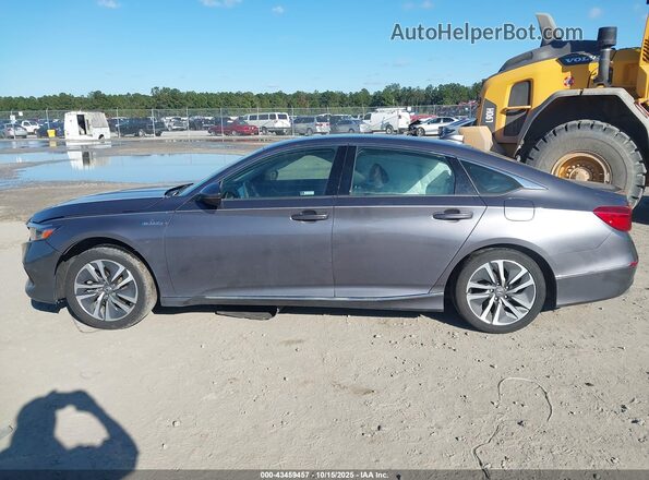 1HGCV3F57MA013851 2021 HONDA ACCORD HYBRID Серый Панорамный вид салона 360°