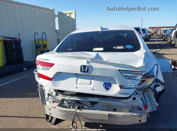 1HGCV3F57MA016619 2021 HONDA ACCORD HYBRID Белый 
