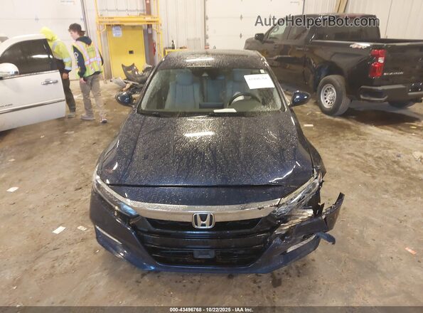 1HGCV3F5XLA004818 2020 HONDA ACCORD HYBRID Синий Вид щитка приборов