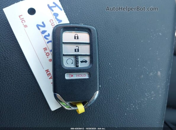 1HGCV3F90MA013726 2021 HONDA ACCORD HYBRID Серый Вид панели приборов