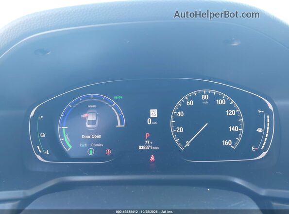 1HGCV3F90MA013726 2021 HONDA ACCORD HYBRID Серый 