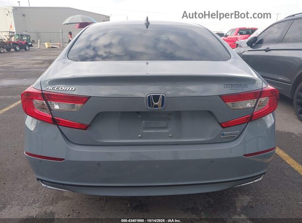 1HGCV3F93NA024463 2022 HONDA ACCORD HYBRID Gray 