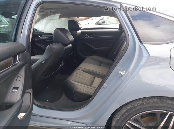 1HGCV3F96MA016999 2021 HONDA ACCORD HYBRID Синий Вид наклейки с VIN-кодом