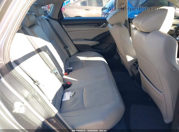 1HGCV3F98LA009292 2020 HONDA ACCORD HYBRID Серый Вид наклейки с VIN-кодом