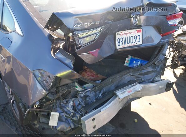 1HGCV3F98LA009292 2020 HONDA ACCORD HYBRID Серый 