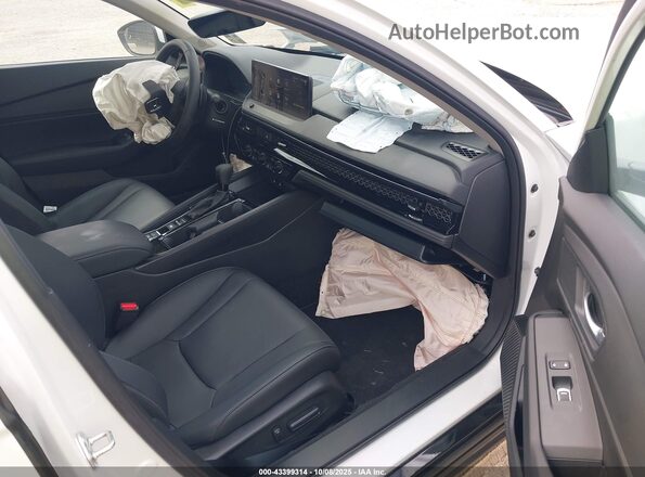 1HGCY2F63SA047213 2025 HONDA ACCORD HYBRID Белый Вид салона спереди