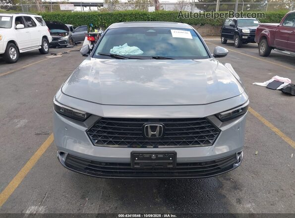 1HGCY2F66SA037632 2025 HONDA ACCORD HYBRID Серый Вид задней части салона